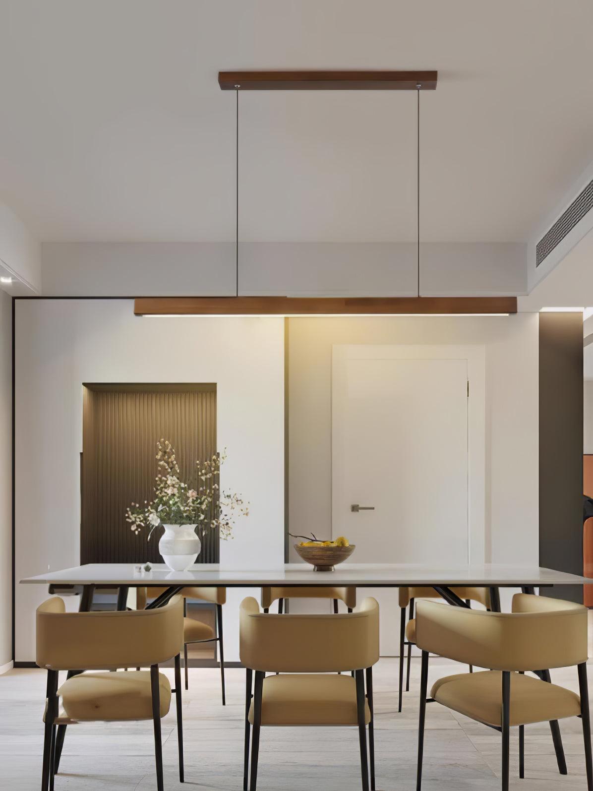 Isavelle Wood Pendant Light-Moonnatur