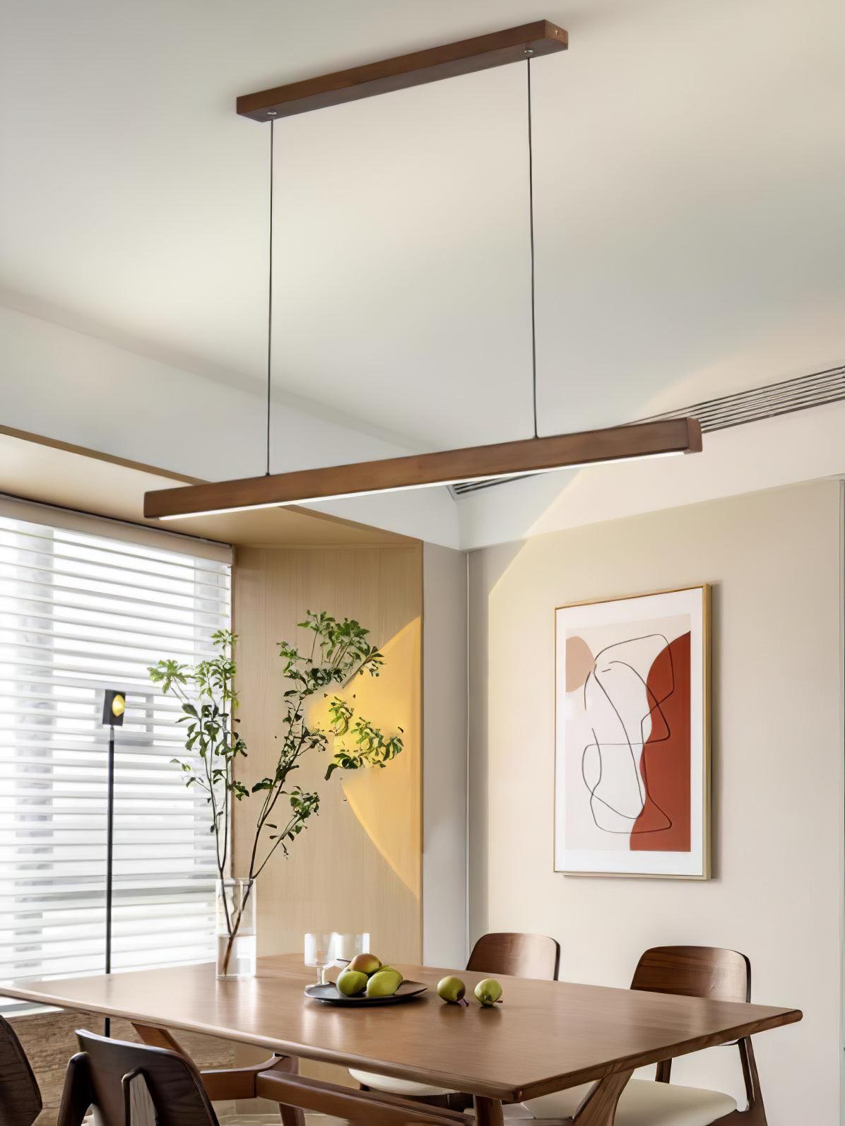 Isavelle Wood Pendant Light-Moonnatur