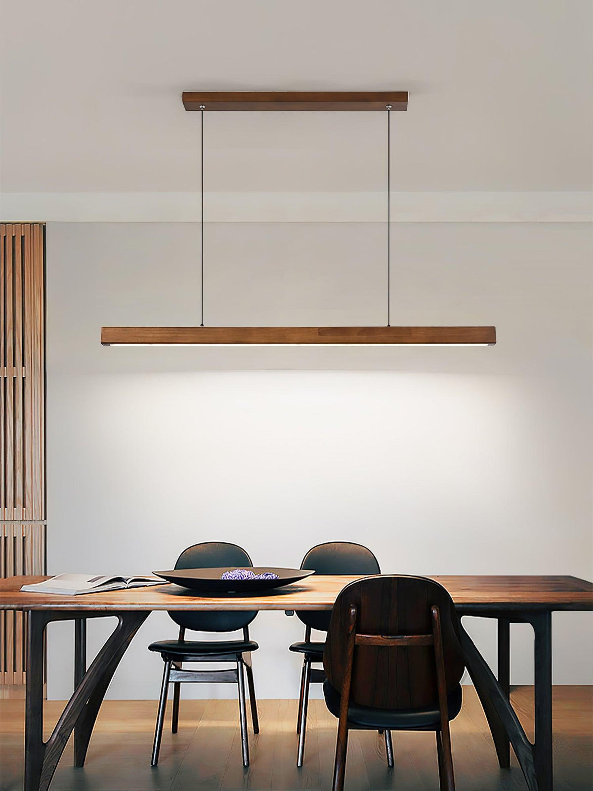 Isavelle Wood Pendant Light-Moonnatur