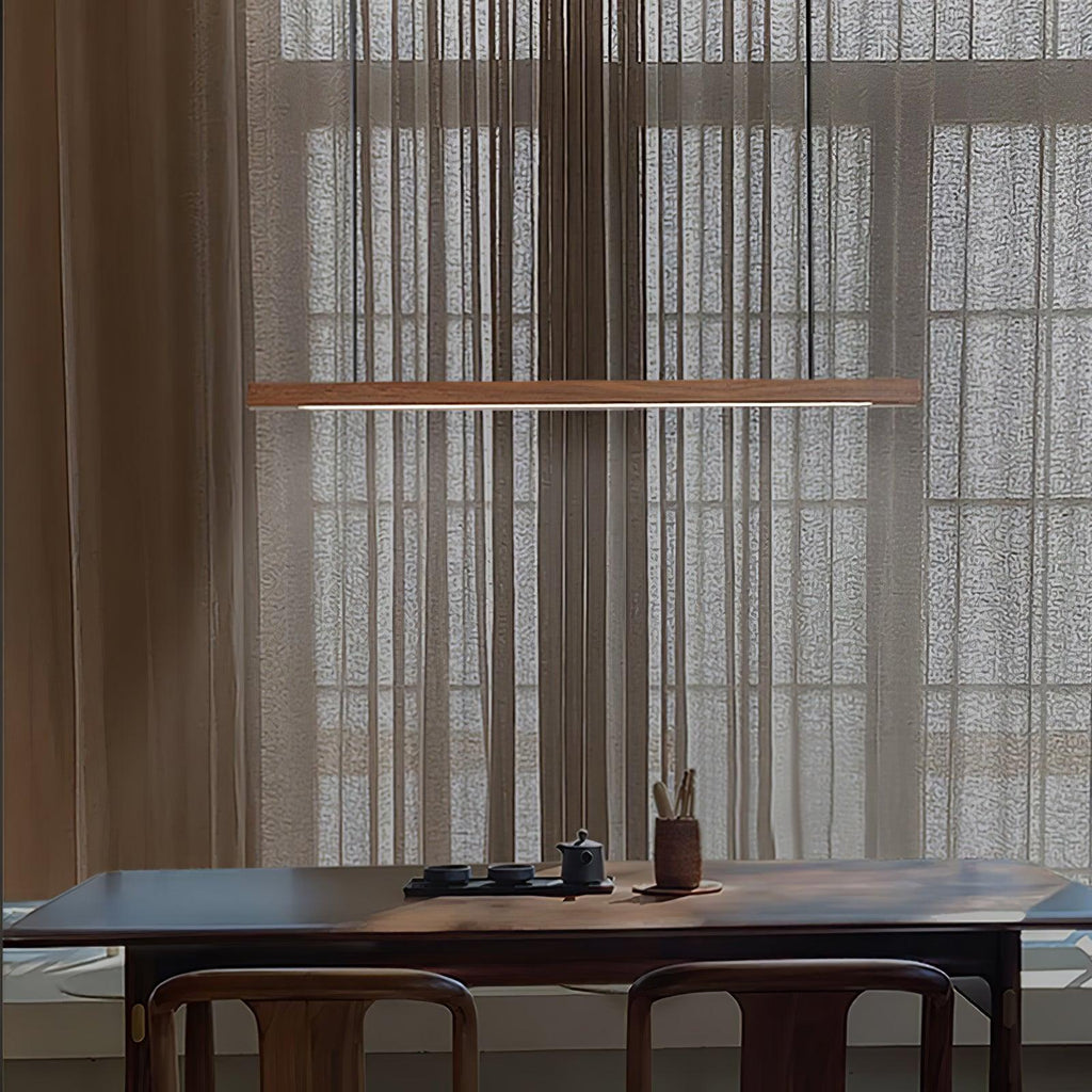Isavelle Wood Pendant Light-Moonnatur