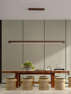 Isavelle Wood Pendant Light-Moonnatur