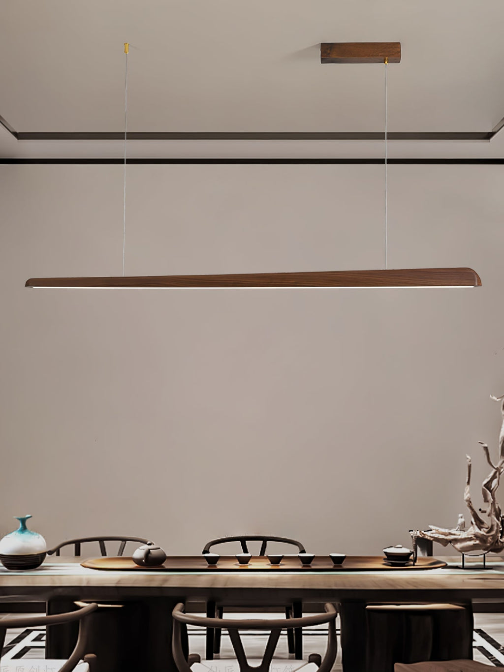 Kivora Wood Pendant Light-Moonnatur