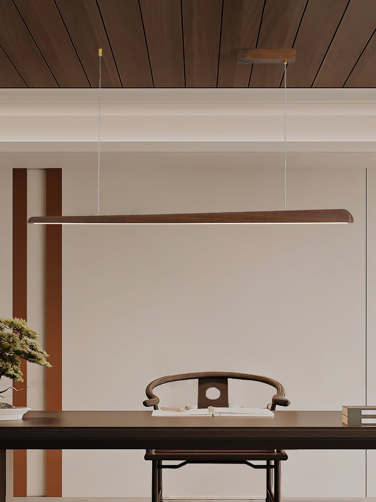 Kivora Wood Pendant Light-Moonnatur