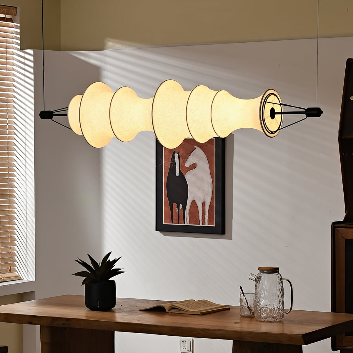 Davenwyn Silk Pendant Light-Moonnatur