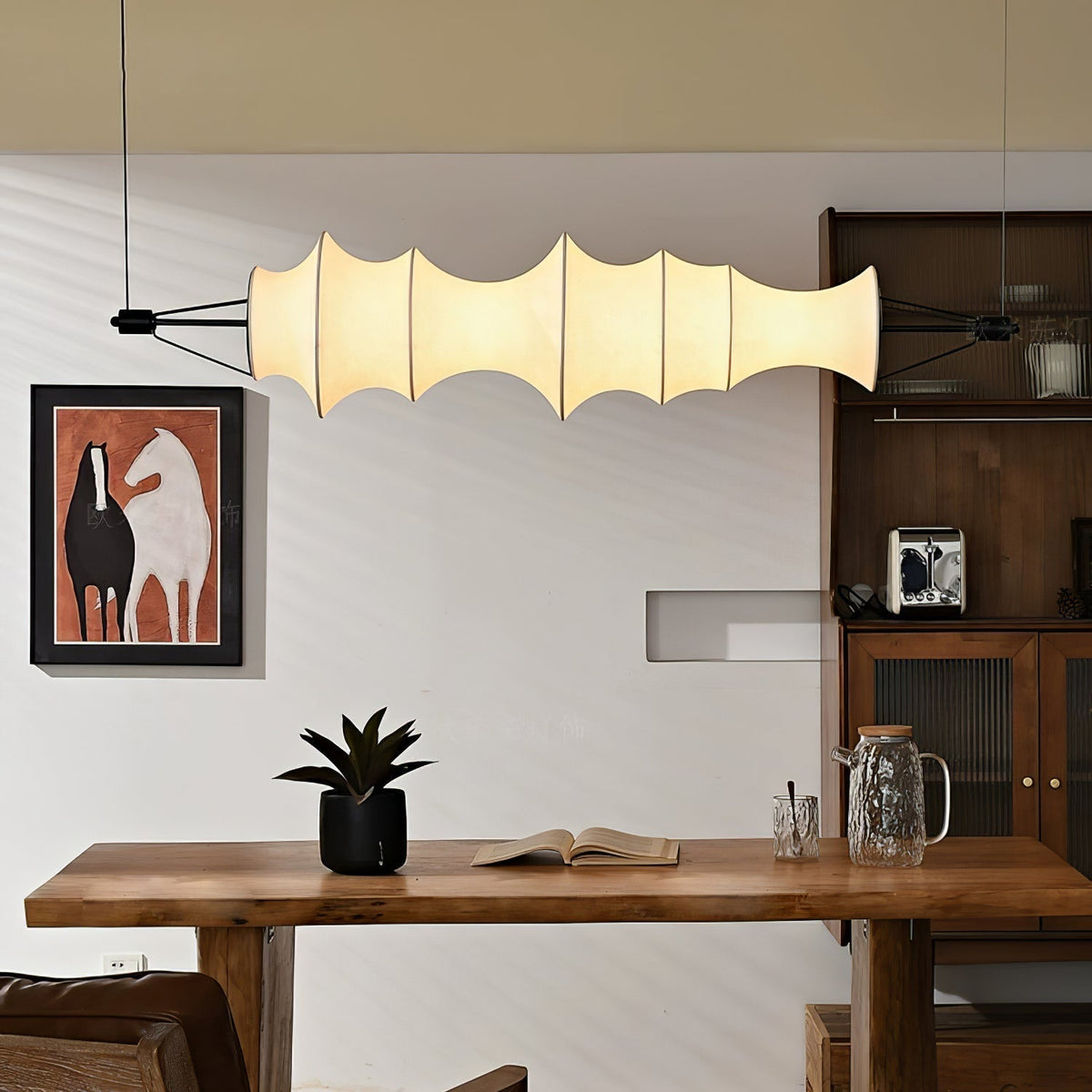 Davenwyn Silk Pendant Light-Moonnatur