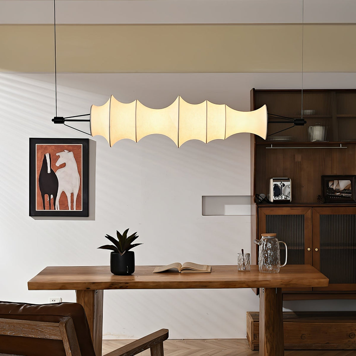 Davenwyn Silk Pendant Light-Moonnatur