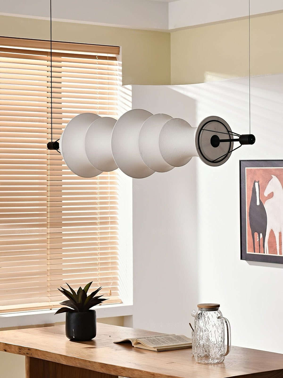 Davenwyn Silk Pendant Light-Moonnatur