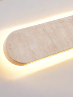 Wardenwell Travertine Wall Light-Moonnatur