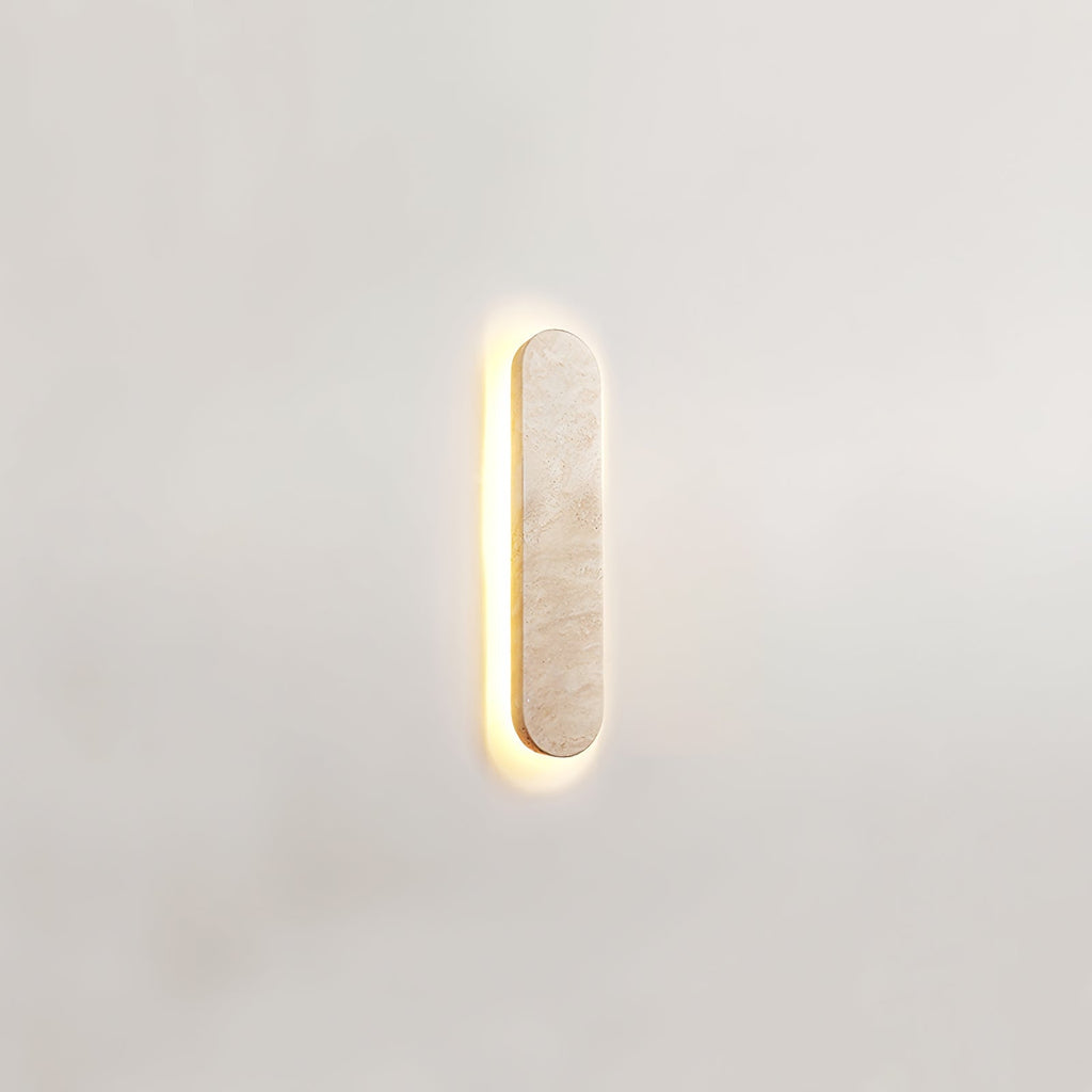 Wardenwell Travertine Wall Light-Moonnatur