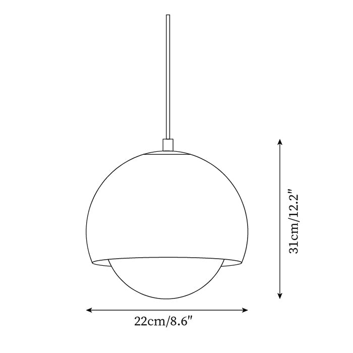 Wilvenley Glass Pendant Light-Moonnatur