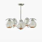 Grevora Glass Chandelier-Moonnatur