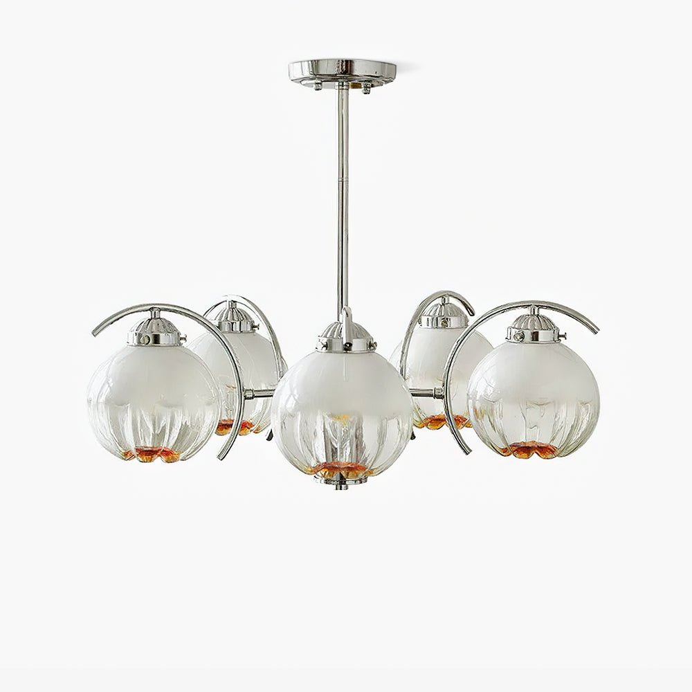 Grevora Glass Chandelier-Moonnatur