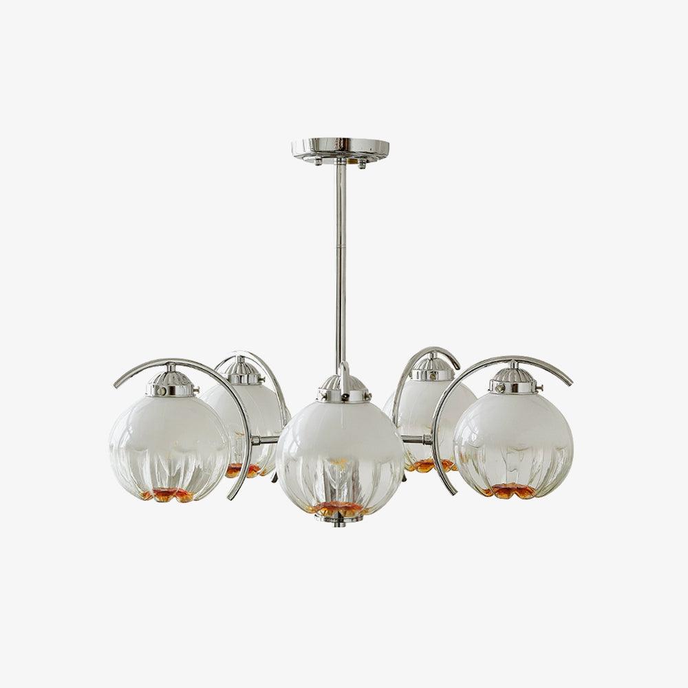 Grevora Glass Chandelier-Moonnatur