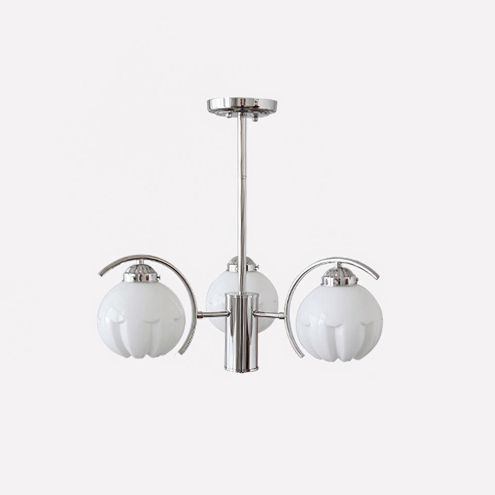 Grevora Glass Chandelier-Moonnatur