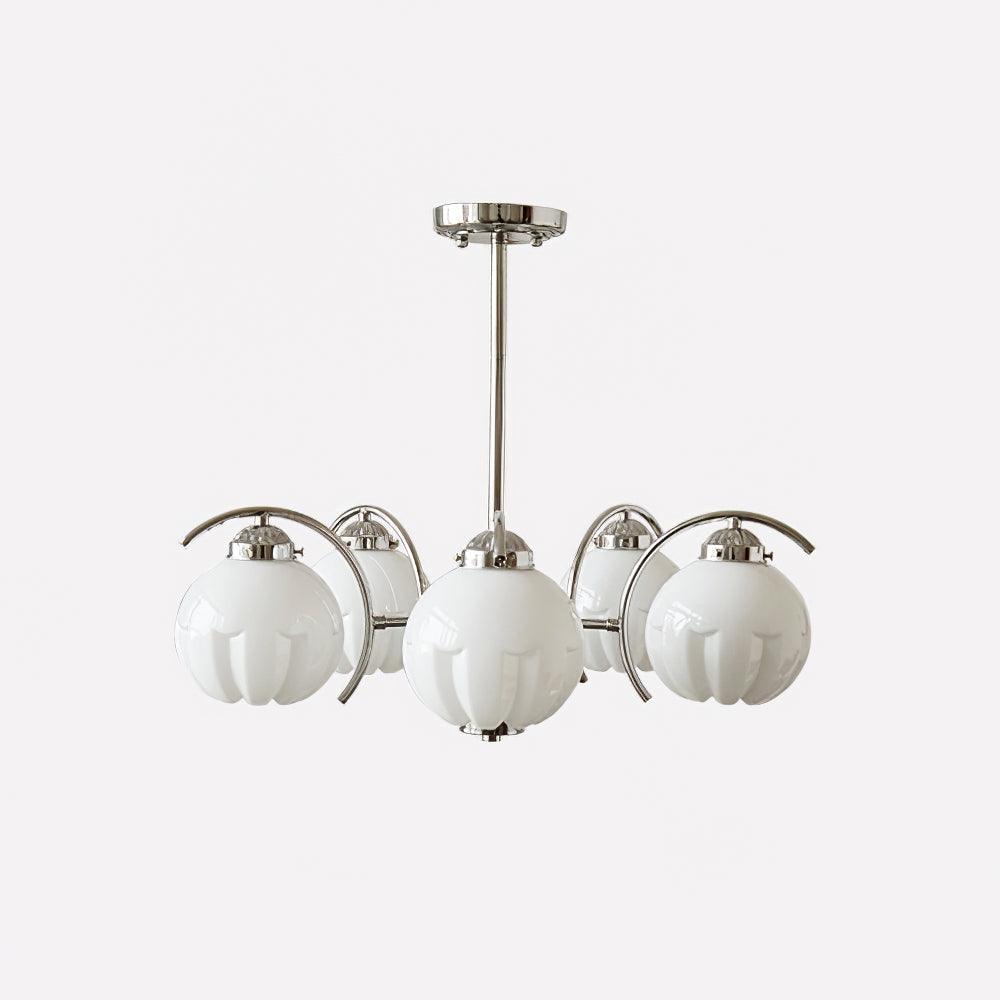 Grevora Glass Chandelier-Moonnatur