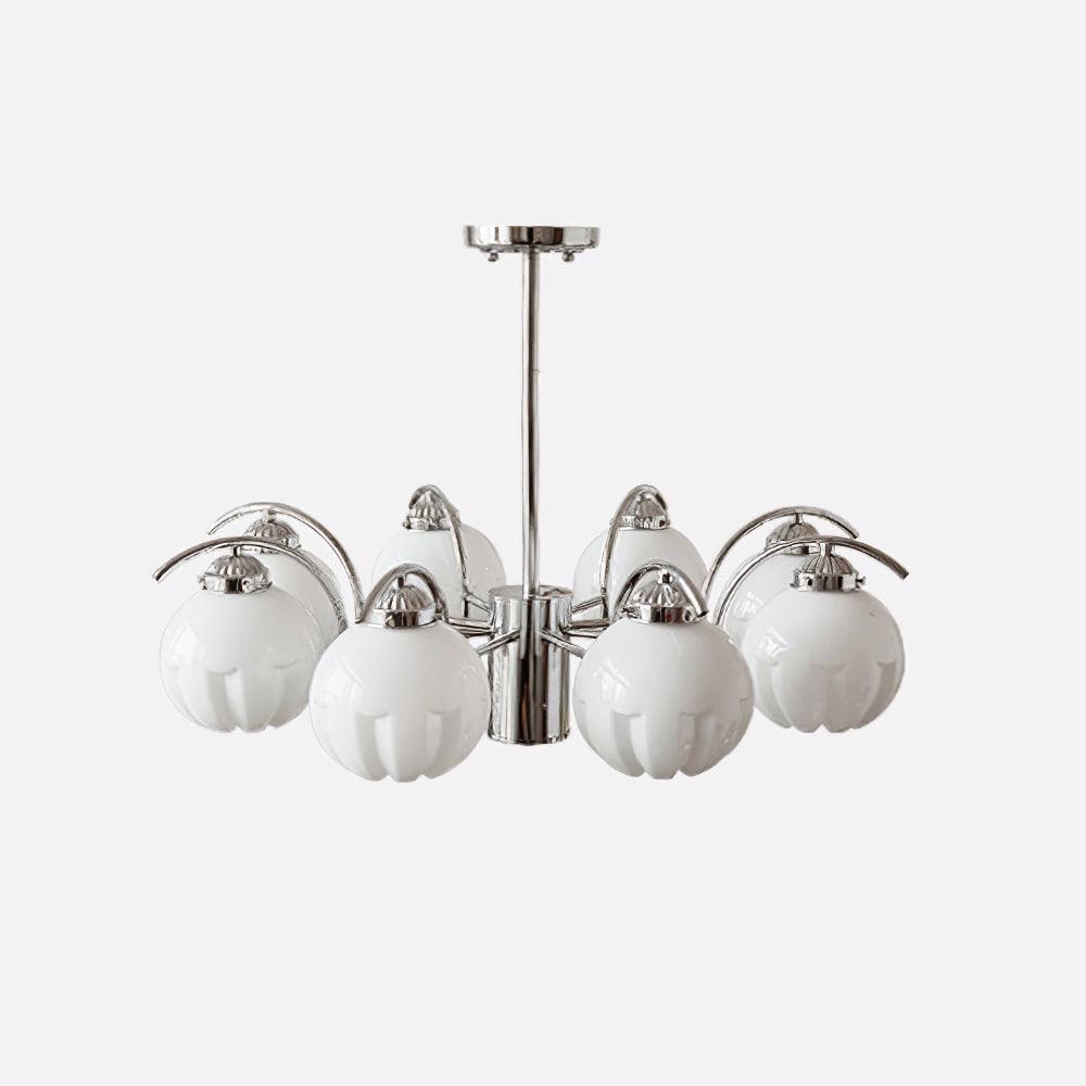 Grevora Glass Chandelier-Moonnatur