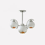 Grevora Glass Chandelier-Moonnatur
