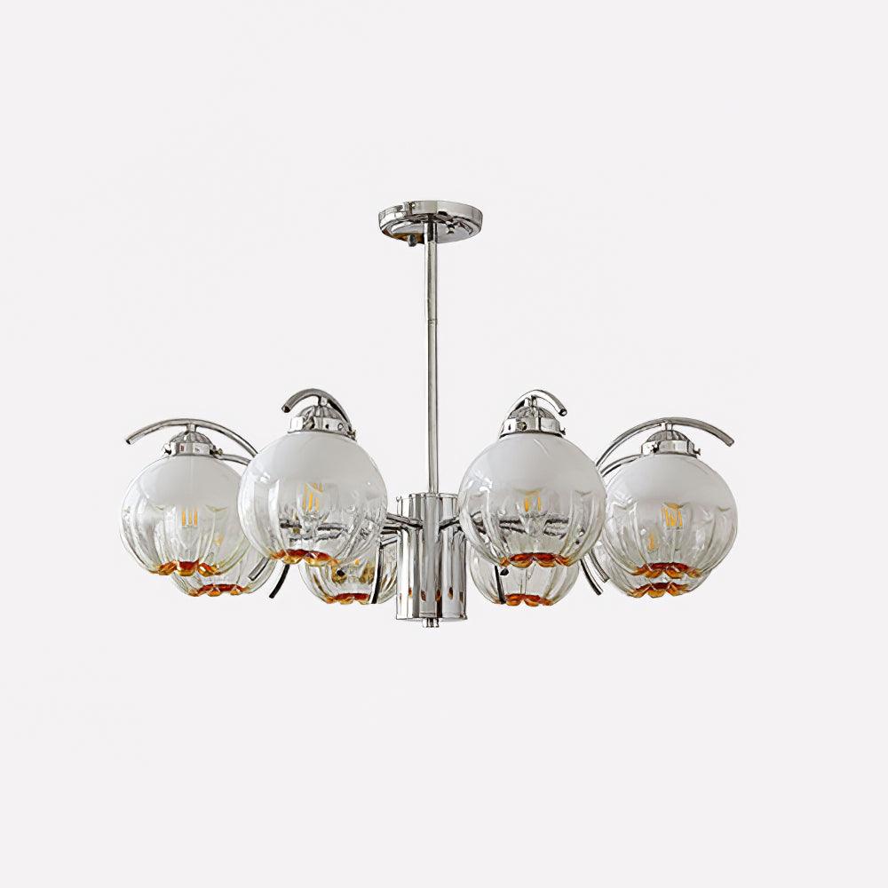 Grevora Glass Chandelier-Moonnatur