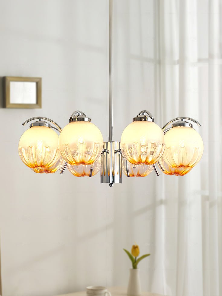 Grevora Glass Chandelier-Moonnatur