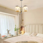 Grevora Glass Chandelier-Moonnatur