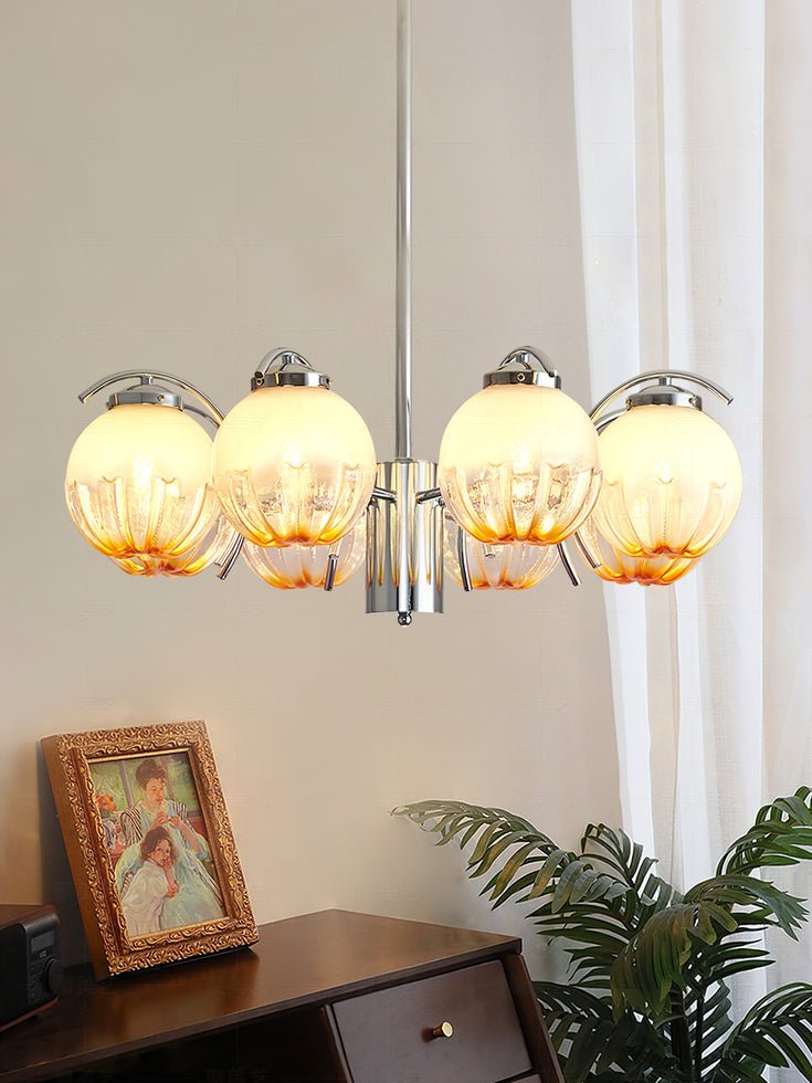 Grevora Glass Chandelier-Moonnatur