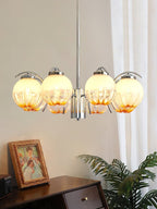 Grevora Glass Chandelier-Moonnatur
