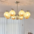 Grevora Glass Chandelier-Moonnatur