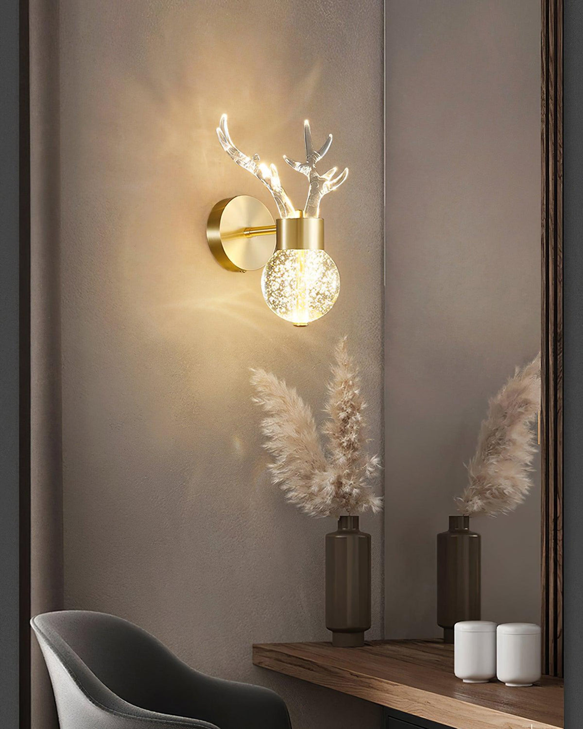 Verdeniel Crystal Wall Light-Moonnatur