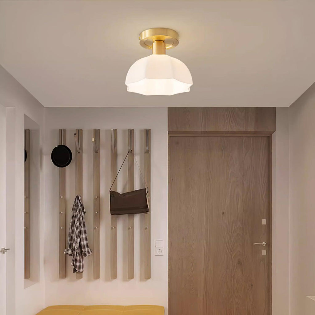 Enverelis Glass Ceiling Light-Moonnatur