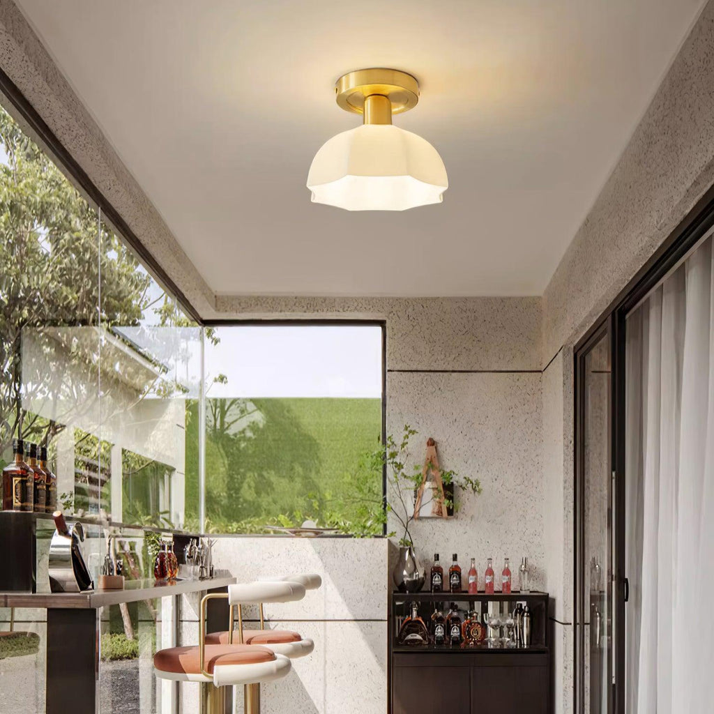 Enverelis Glass Ceiling Light-Moonnatur