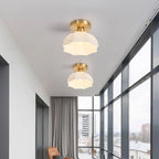 Enverelis Glass Ceiling Light-Moonnatur