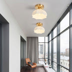 Enverelis Glass Ceiling Light-Moonnatur