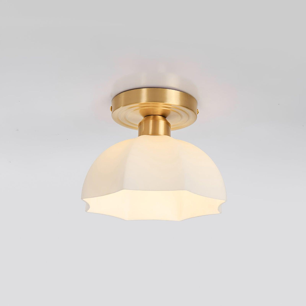 Enverelis Glass Ceiling Light-Moonnatur