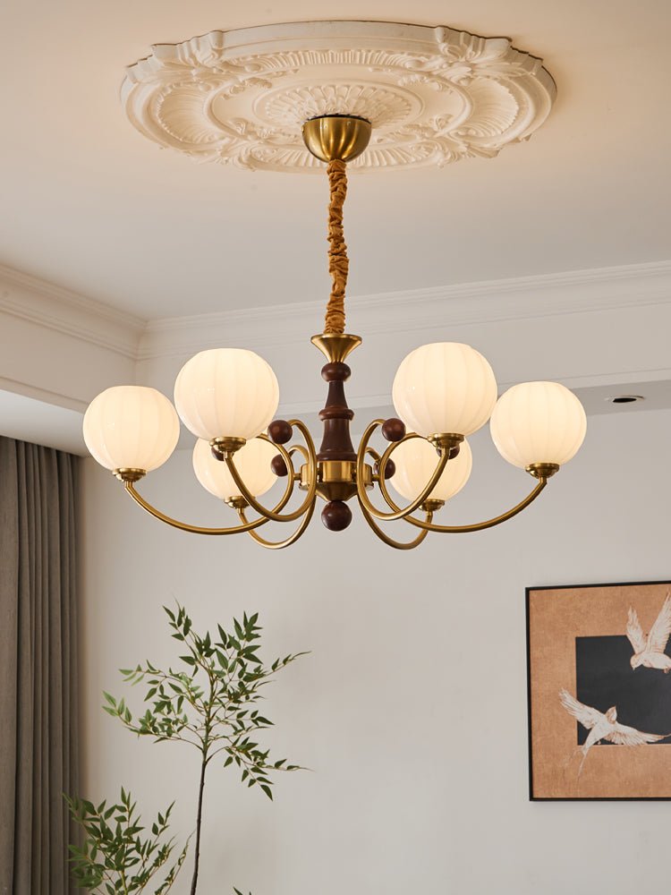 Valenera Wood Chandelier-Moonnatur