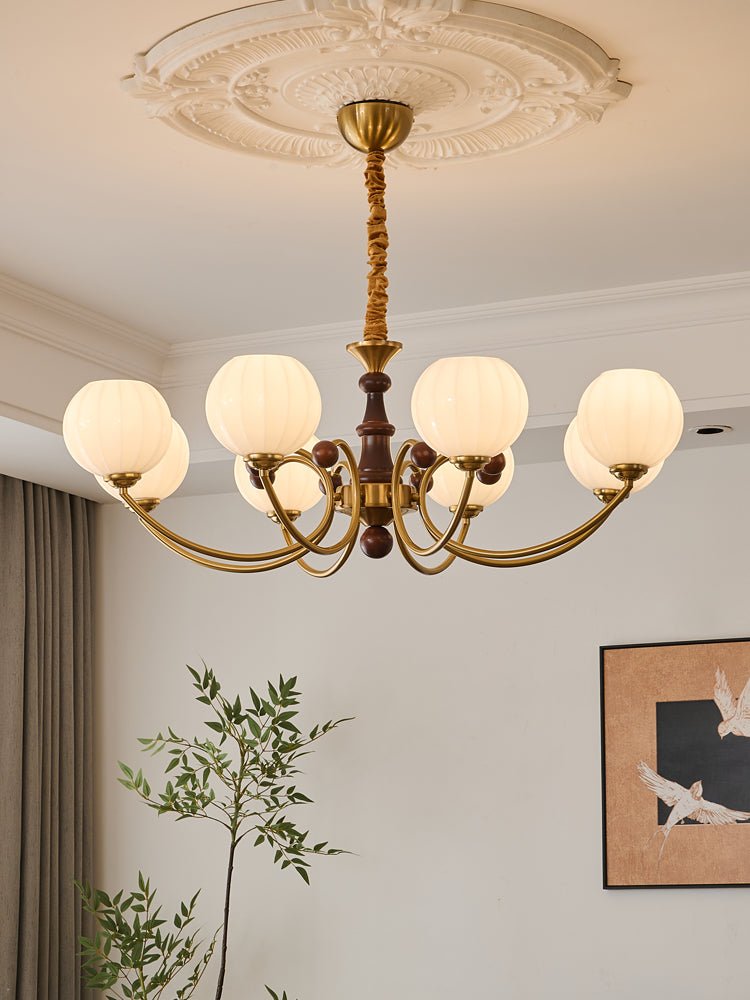 Valenera Wood Chandelier-Moonnatur