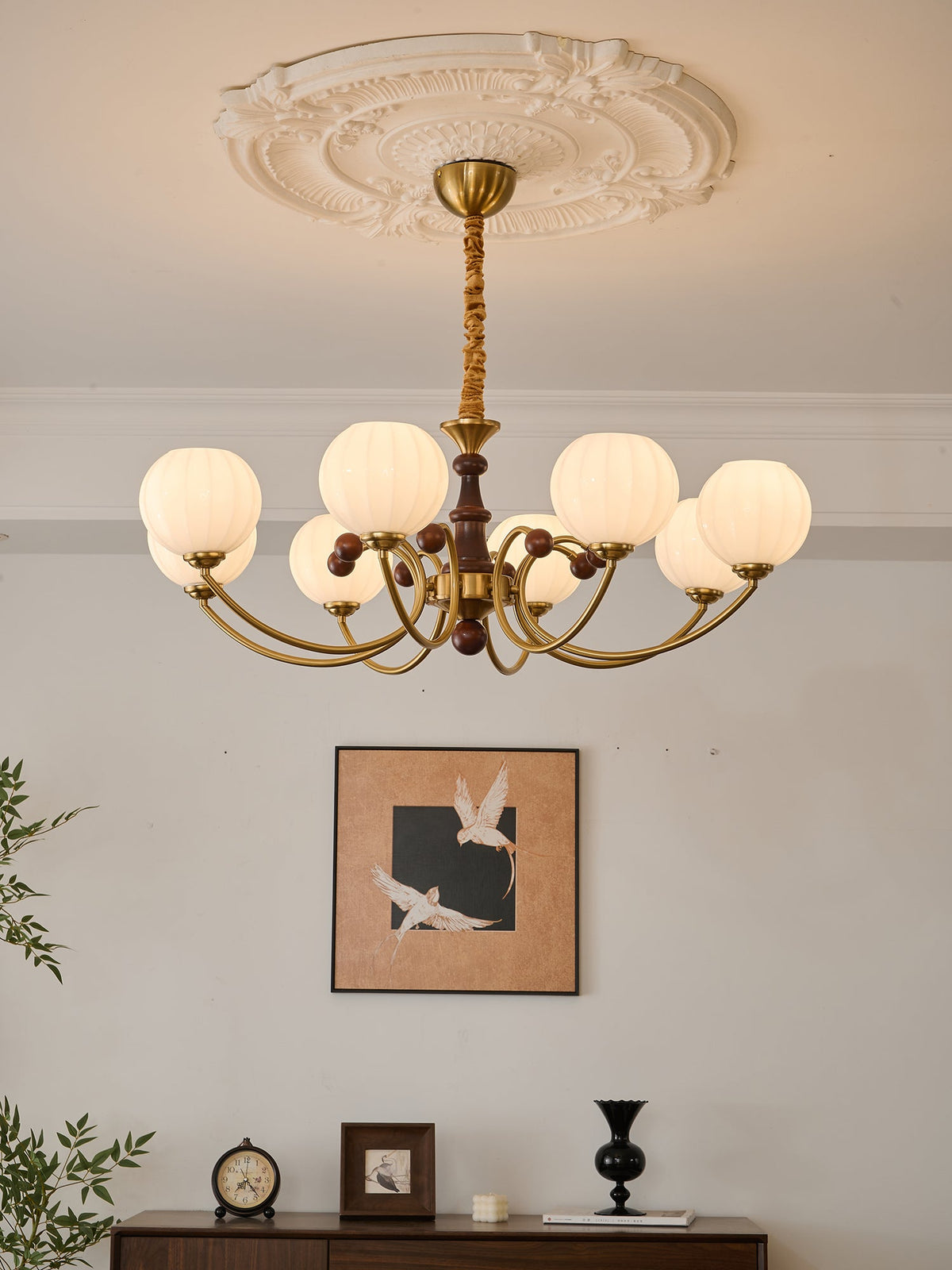 Valenera Wood Chandelier-Moonnatur