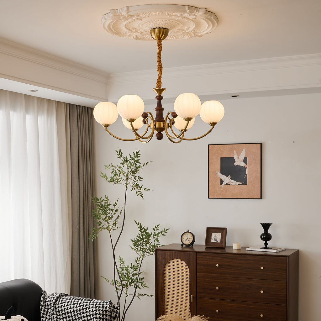 Valenera Wood Chandelier-Moonnatur