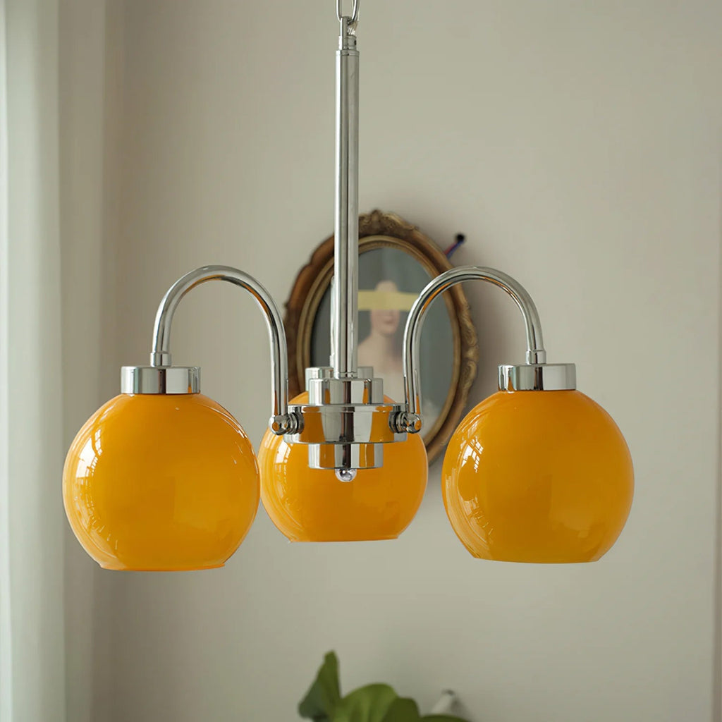 Korris Glass Chandelier-Moonnatur
