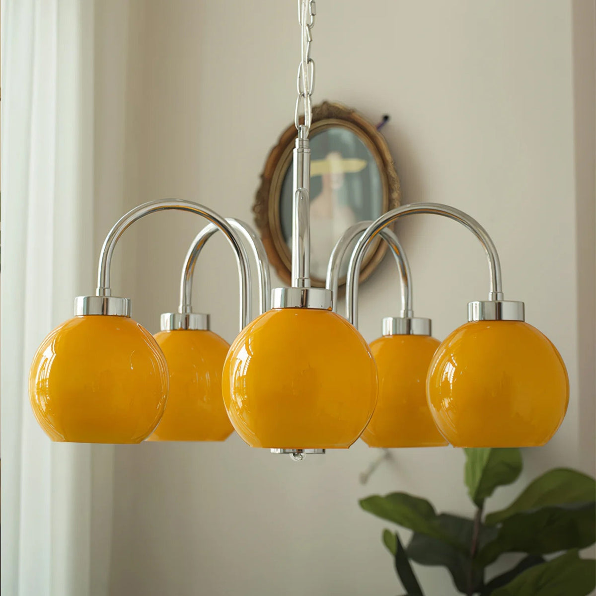 Korris Glass Chandelier-Moonnatur