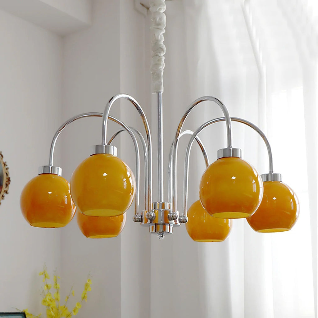 Korris Glass Chandelier-Moonnatur