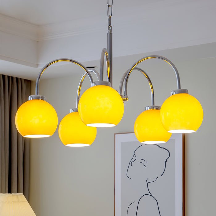 Korris Glass Chandelier-Moonnatur