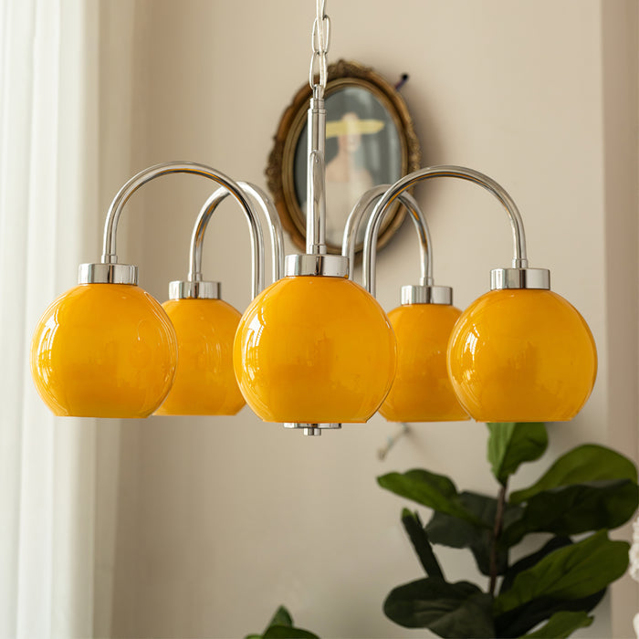 Korris Glass Chandelier-Moonnatur