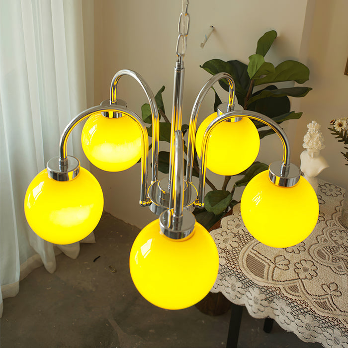 Korris Glass Chandelier-Moonnatur