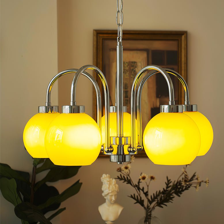 Korris Glass Chandelier-Moonnatur