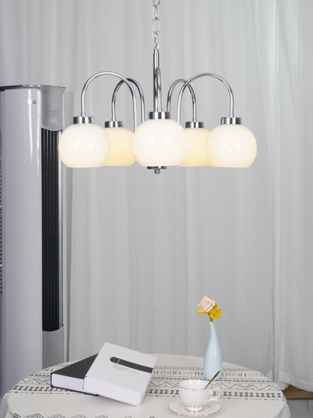 Korris Glass Chandelier-Moonnatur
