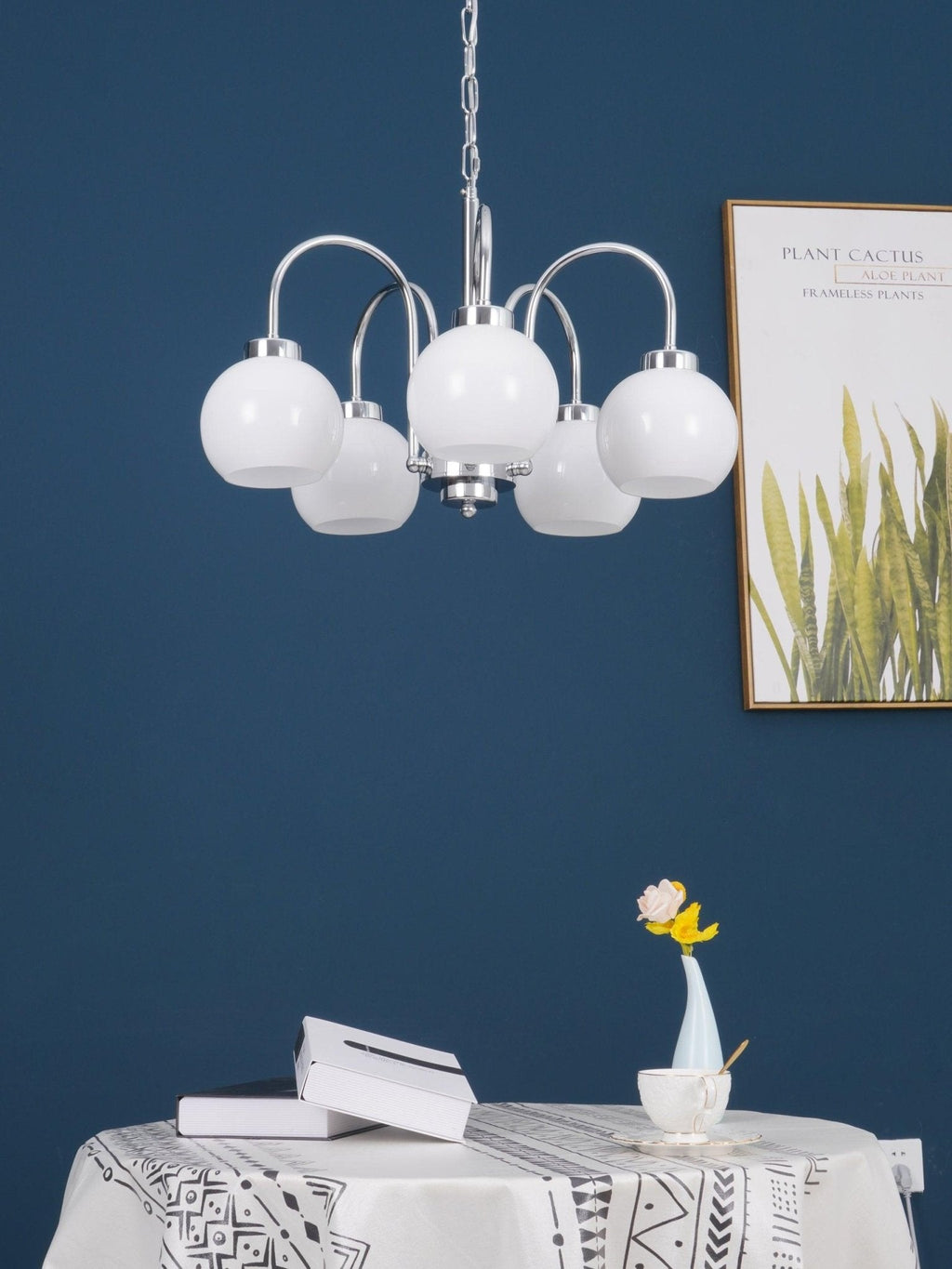Korris Glass Chandelier-Moonnatur