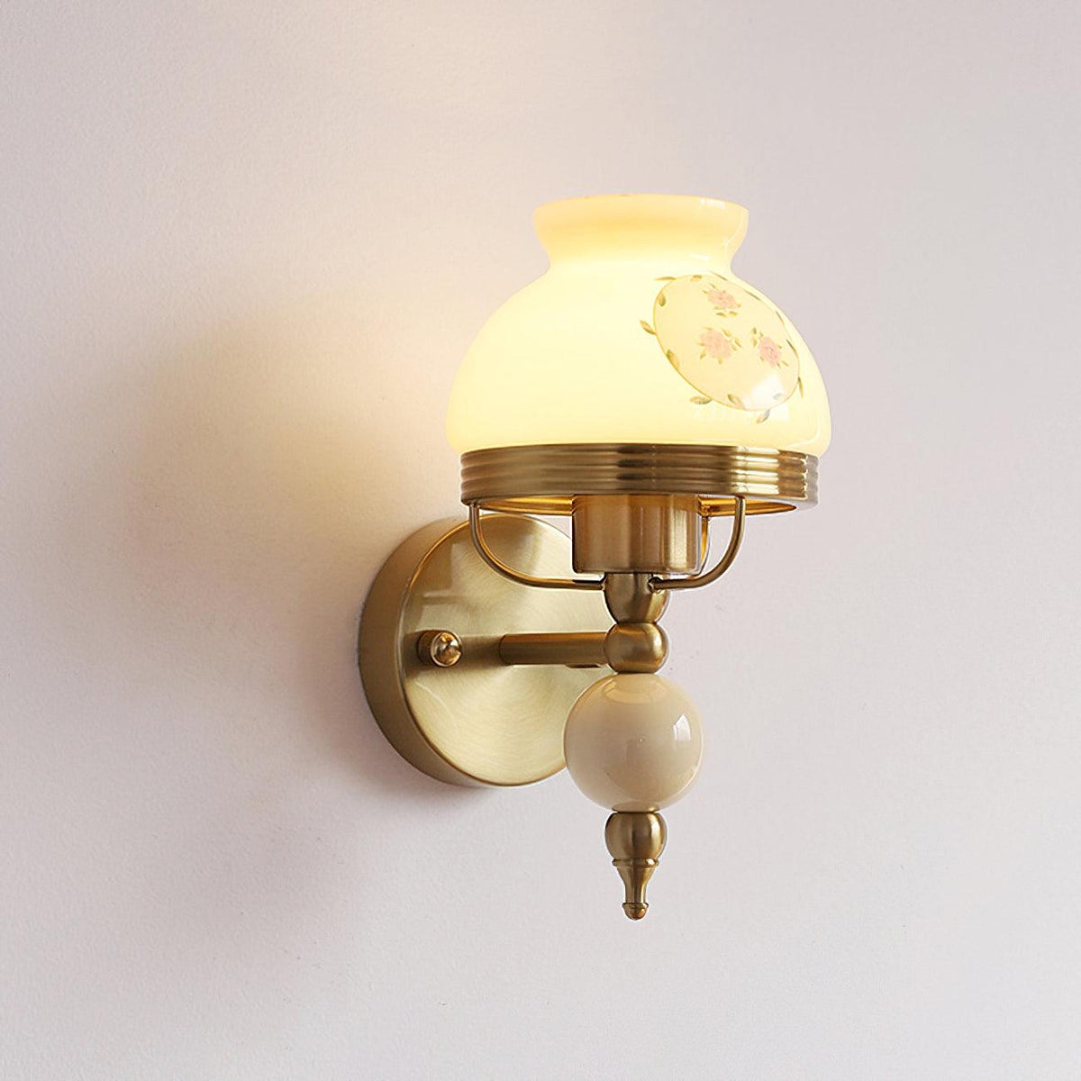 Drenina Glass Wall Light-Moonnatur