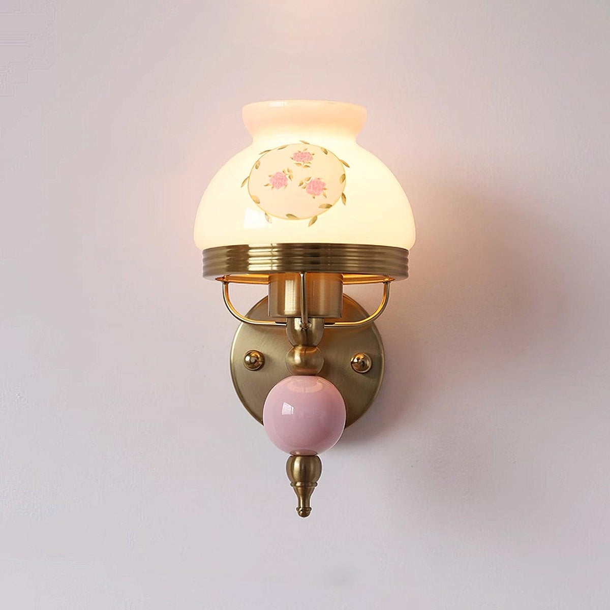 Drenina Glass Wall Light-Moonnatur