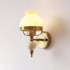 Drenina Glass Wall Light-Moonnatur