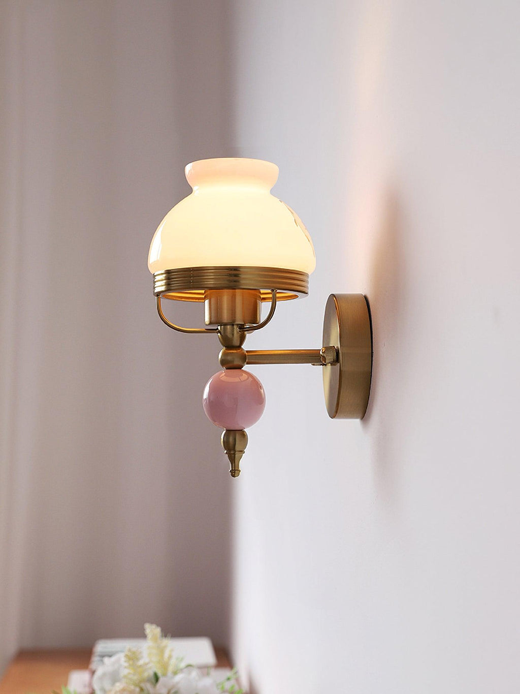 Drenina Glass Wall Light-Moonnatur